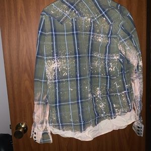 Bleached flannel